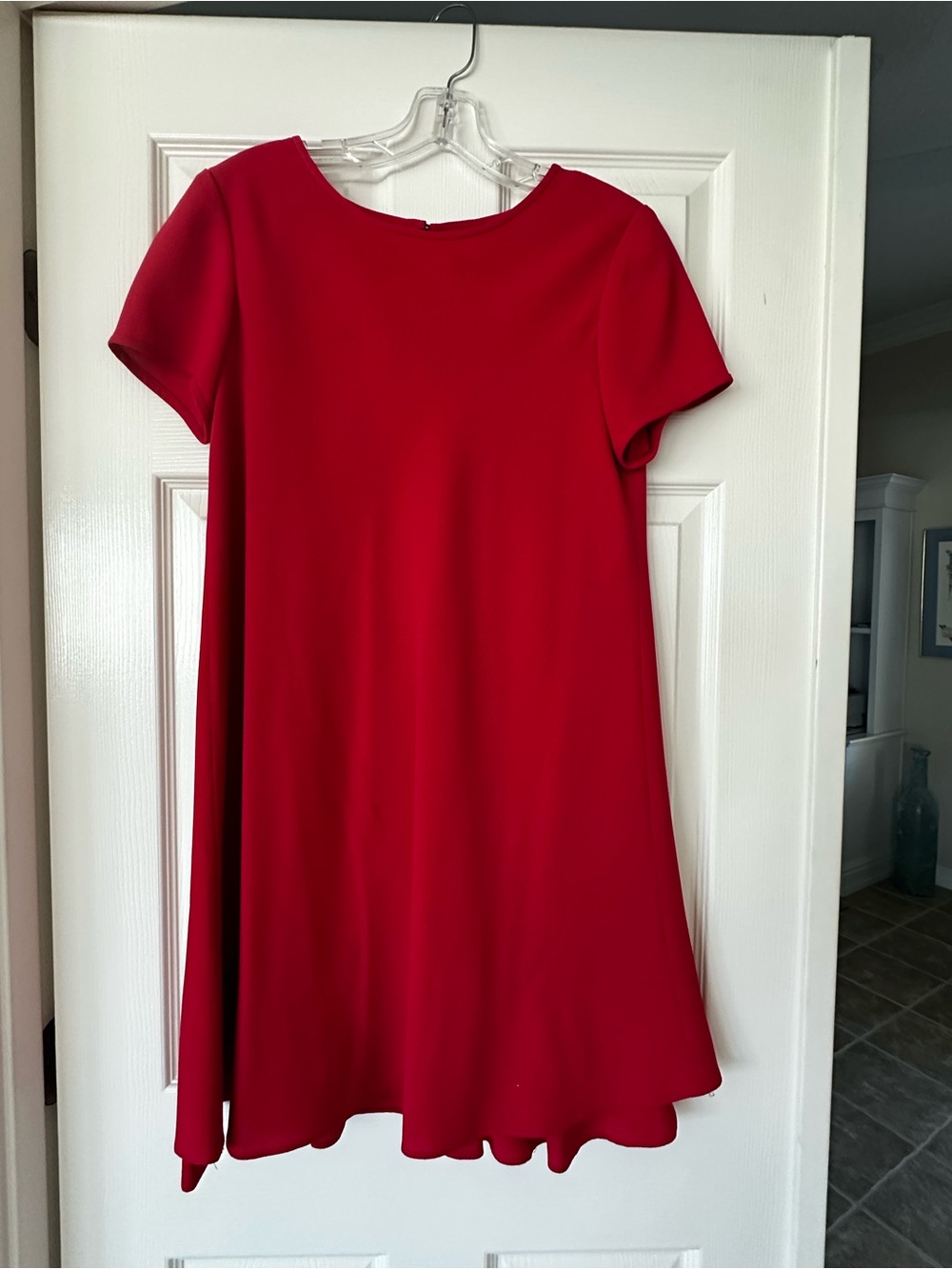 Liz Claiborne Simple Red A-Line Dress